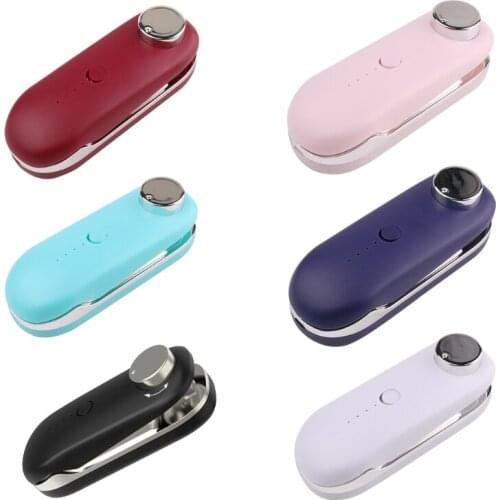 Mini Portable Bag Heat Sealer USB Rechargeable Handheld Heating Food Storage Plastic Sealing Machine Bag Clip