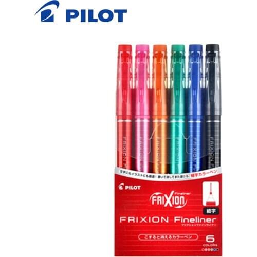 Pilot Erasable Watercolor Pen DPK-SFFL-12 0.45mm Color Pen Set Friction Art Painting Erasable Pen Diy Graffiti Drawing