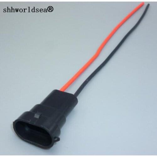 Shhworldsea 1pcs Car Male HID Headlight Bulb Socket Connectors for H8 H9 H11 880 881 LED/HID Lights