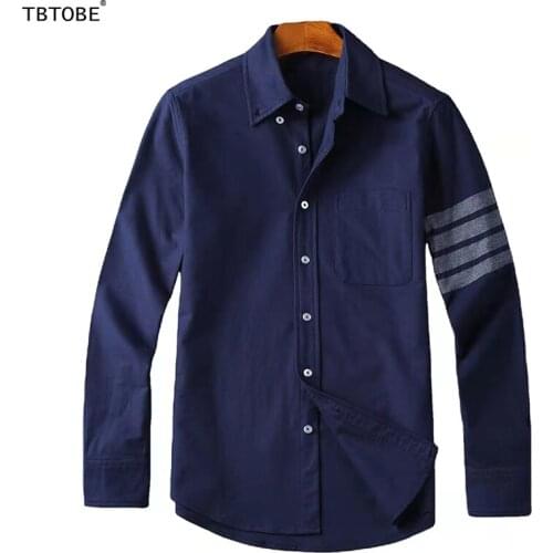 TBTOBE Men's Long Shirts