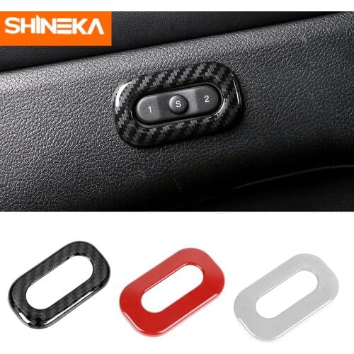 Interior Mouldings For Jeep Grand Cherokee 2011-2016 Seat Memory Switch Decoration Ring Cover Sticker For Dodge Durango 2011