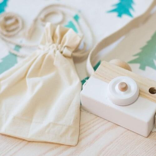 1pc Wooden Baby Toys Fashion Camera Pendant For Children Wooden DIY Presents Nursing Gift Baby Block