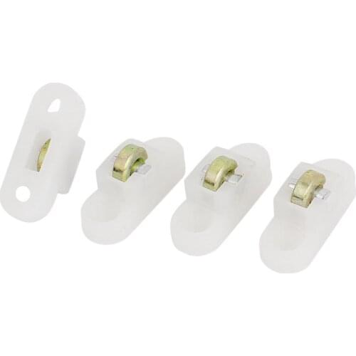 4 pcs door window cabinet single sliding metal roller wheel 8mm Dmr. CNIM Hot