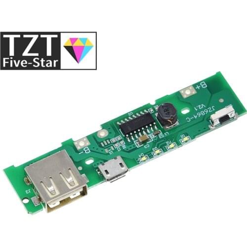 5V 1A Power Bank 18650 Charger Board Module Charging Circuit PCB Board Power Supply Step Up Boost Mobile Phone For Battery DIY