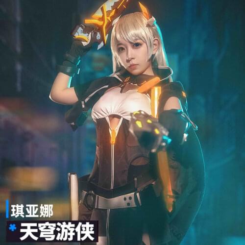Anime Honkai Impact 3 Kiana Kaslana TianQiongYouXia Battle Suit Sexy Dress Uniform Cosplay Costume Halloween Costume