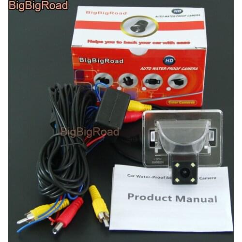 BigBigRoad Car Rear View Reversing Backup Camera with power relay / Filter For Mazda 5 Mazda5 2005 2006 2007 2008 2009 2010