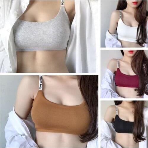 Sexy Women Bra Push Up Active Bra Sport Top Underwear Letter Seamless Female Lingerie Fitness Crop Top Underwear wire free bra