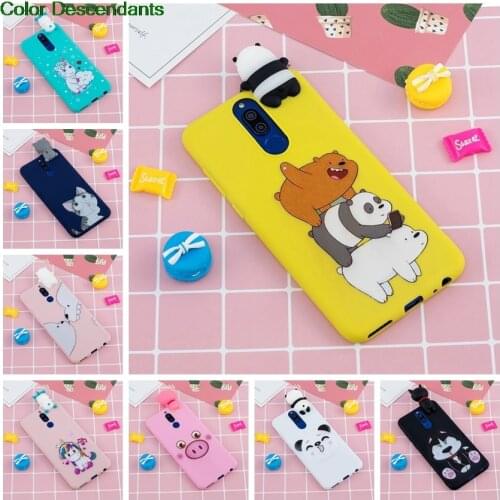 For Coque Huawei Mate 10 Lite Case 3D Cartoon Panda Unicorn TPU Case for Huawei Mate 10 Lite Mate 10Lite RNE-L01 RNE-L21 RNE-L03