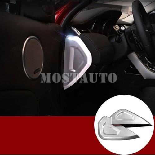 For Land Rover Range Rover Evoque Inner Centre Console Side Panel Cover 2012-2018 2pcs Car Accessories Interior Car Decor