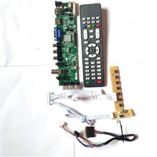 Fit LTN156AT05-F01/F08/B01/B02/C02 1366*768 AV HDMI-Compatible VGA USB DVB upgrade 3663 TV digital 40 pin LVDS LCD board