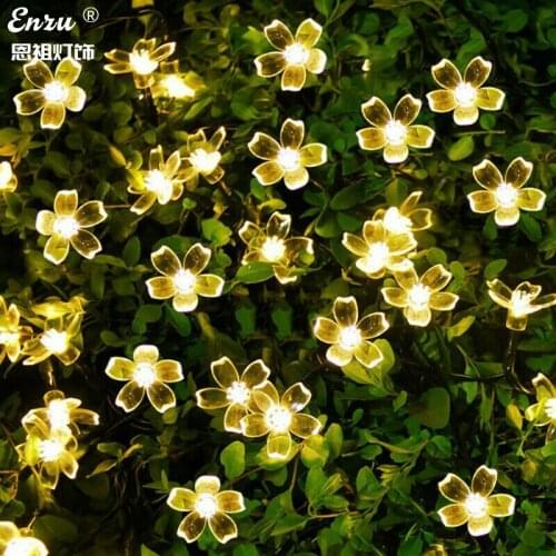 Atmosphere Lantern Outdoor Solar Lamp Winding Tree Lamp Garden Decorative Lamp Cherry Lamp String Craft Supplies Christmas