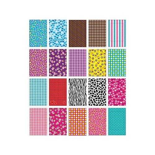 JETTING 20Pcs/Lot Lovely Viscose Photo Album DIY Scrapbook Paper Photos Frame Decor Stickers For Instax Mini Film Photo Albums