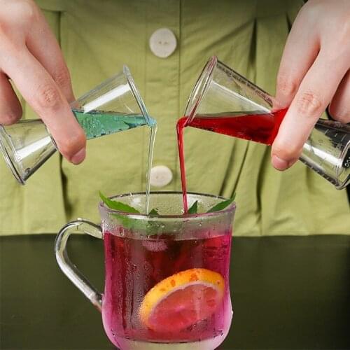 10/20ml or 20/40ml Cocktail Shaker Measuring Cup Kitchen Bar Tool Scale Cup Beverage Alcohol Measuring Cup Kitchen Gadget