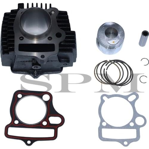 52.5mm 125cc Lifan cylinder kit, cylinder block group piston ring gasket motorcycle atv engine parts
