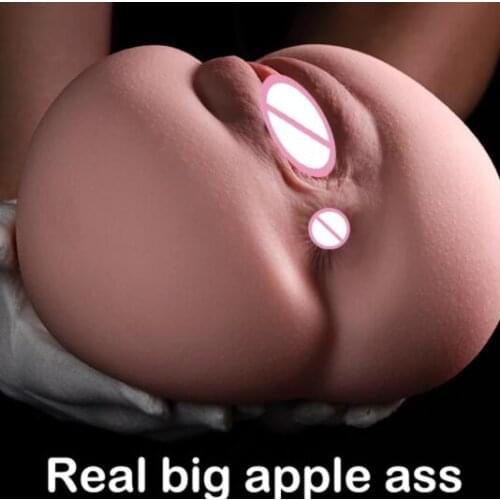 Soft Big Apple Shape Ass Male Masturbator 3d Sex Doll Pocket Pussy Realistic Vagina Anal Pussy Masturbator Sex Toys For Men