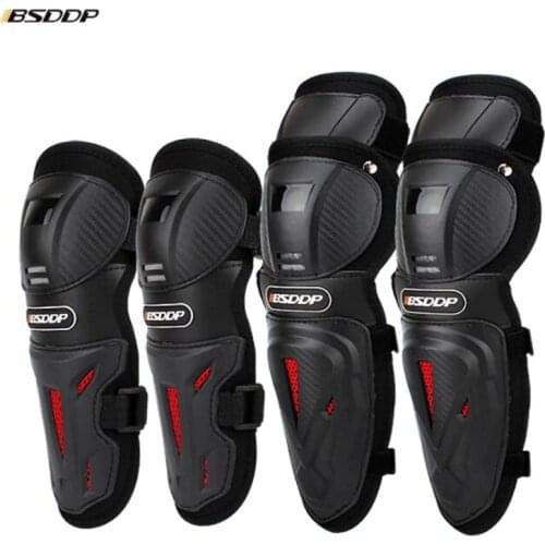 BSDDP Motorcycle Knee Pads Motocross Off-Road Dirt Bike Elbow & Knee Protective Moto Knee Protective Gear Motocross Knee