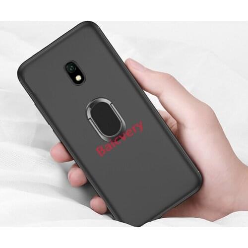 New Fashion Full Cover for Nokia C1 Plus Metal Ring Holder Magnetic TPU Back Phone Case For Nokia C1 Plus Top Quality