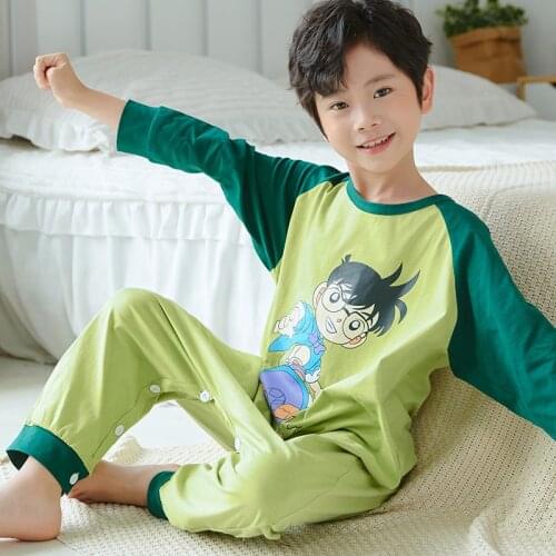 Blanket Sleepers Spring Autumn New Children Pajamas Lovely Cartoon Sleeping Bag For Boys Home Wear Kids Clothing Pure Cotton