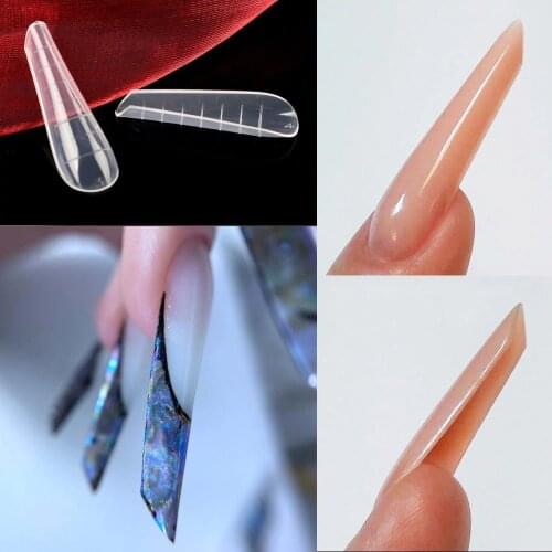 Upper Forms Full Cover Quick Building Tips Mold Fake Nail UV Gel Extension DIY Nails Art Guide Dual Forms Mold Manicure