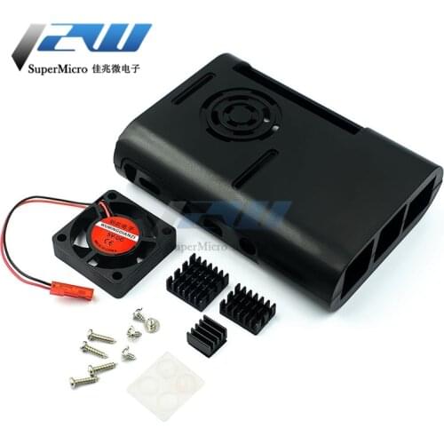 Raspberry Pi 4! Development board ABS Pi shell Raspberry Pi 4B can install cooling fan to protect the case