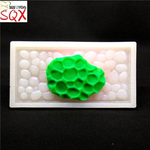 Silicone cake mold stone road texture shaped soap mold cake decorating tools baking & pastry tool bakeware SQ16116