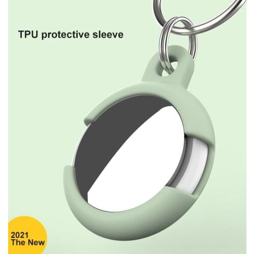 Silicone Protective Shell For Apple Airtag Locator Tracker TPU Protective Cover Anti Sweat Scratch Fashion Protective Case