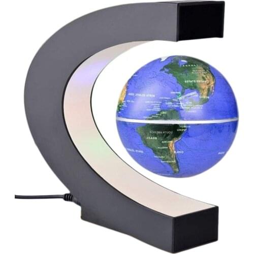 LED World Map Floating Magnetic Levitation Globe Electronic Antigravity Lamp Novelty Ball Light Home Decoration Birthday Gifts