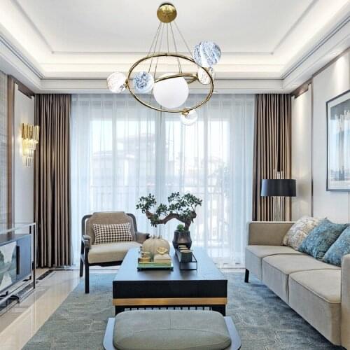 Vintage iron led light handmade wicker modern led chandelier living room decoration lampes suspendues avizeler