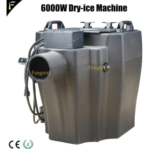 High Power 6000W Dry Ice Low Cloud Smog Machine Keep Ground Floor Low Fog Cover Creator Fogger Machine For Wedding Band Dj Disco