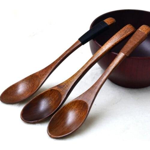 Wholes Mini Wooden Spoons, Small Wood Spoon for Kids, Dessert/Ice Cream Spoon, Children Spoon, Wooden Cutlery Tableware Flatware