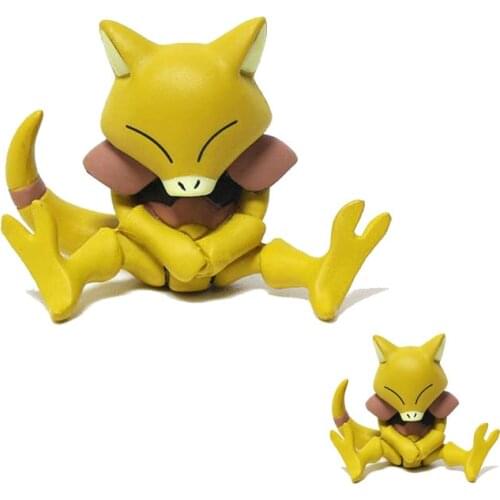 Japan Genuine TAKARA TOMY Pokemon Anime Figure Alakazam Hand-made Model Toys Pocket Monsters Action Figures Childrens Gifts