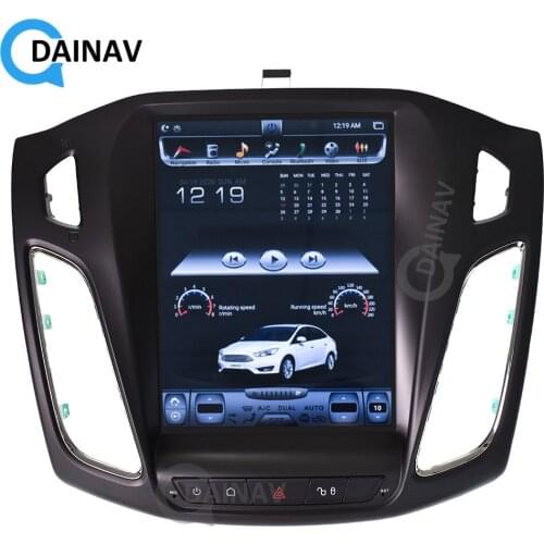 10.4 inch car radio GPS navigation vertical screen for-Ford Focus 2012-2015 support carplay pure around view camera