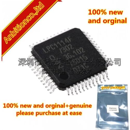 10pcs 100% new and orginal LPC1114FBD48/302 LPC1114FBD48 LQFP48 LPC1114F/302 in stock