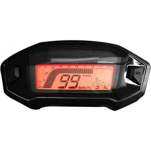80% Hot Sale Professional Durable Motorcycle Speedometer Digital Tachometer Fuel Meter Dial Odometer Accessories Supplies