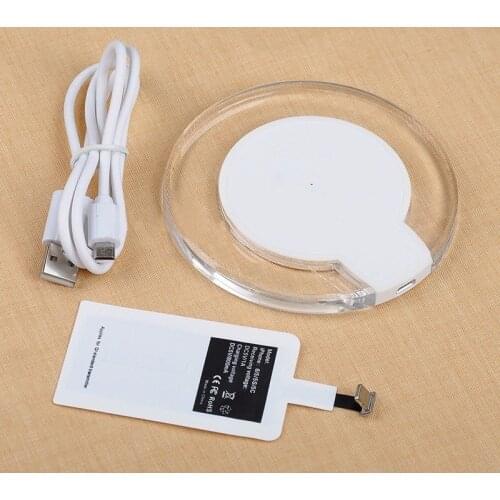 Wireless Charger Charging Pad For Samsung Galaxy S3 S4 S5 Note3 4 Wireless Charger Qi Receiver For iphone Micro usb Type c