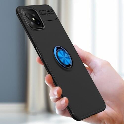 A92S Case Magnetic Car Holder Case For OPPO A92S Case 360 Rotating Finger Ring Phone Cover For OPPO A 92S Capa Shell