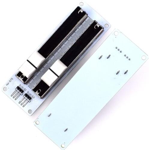 Electronic Building Block 10K Double Row Sliding Linear Potentiometer Module Mixer Linear Sliding Resistance