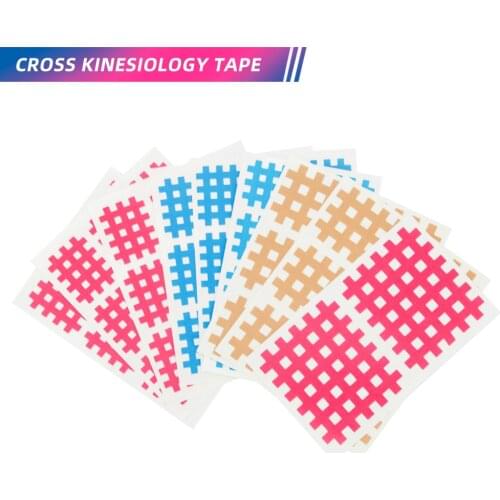 Cross Kinesiology Tape for Face Tapes for Cross puncture Therapy Trigger Points Acupuncture Points, Tense Muscles Sore Joints