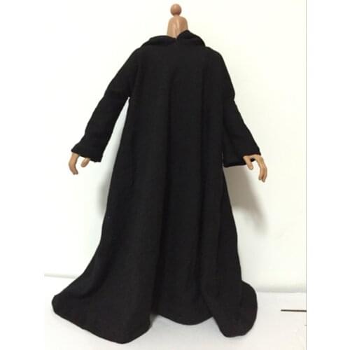1/6 Scale Male Action Figures' Black Cloak Model Accessories for 12''Body Toys Gifts Collections DIY