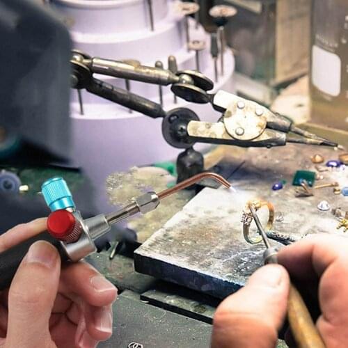 Jewelry Jewelers Micro Mini Gas Little Torch Welding Soldering Kit Tools with 5 Tips B88