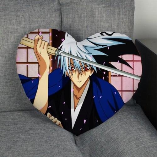 Nurarihyon no Mago Heart Shape Pillow Cover Custom zipper Pillowcase Just Cover No Core Size 41x36cm,47x42cm