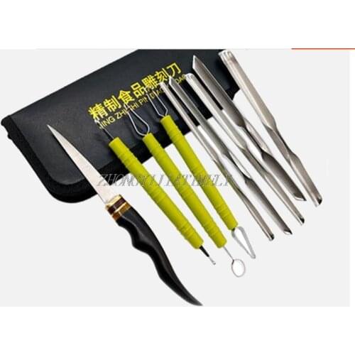 Fruit carving knife, chef carving knife, kitchen platter food carving knife, professional food carving tool