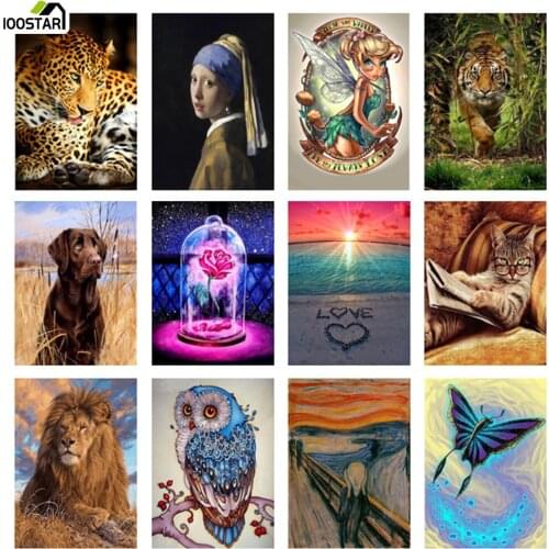 Full Diamond Embroidery Cartoon Pictures Gift For New Year Gift DIY Diamond Painting Mosaic Pattern Square Round Drill FDStyle