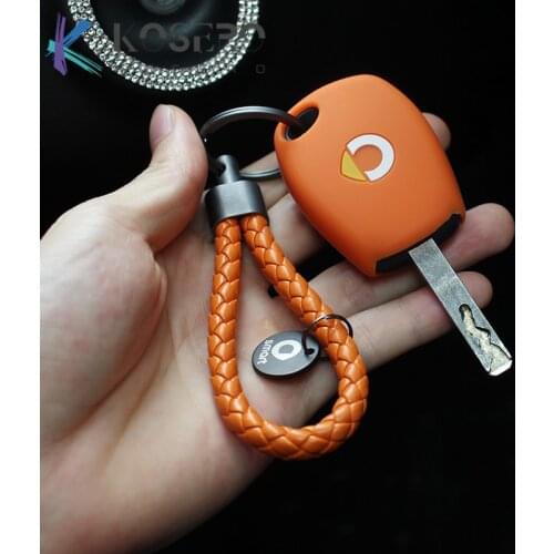 Straight key Color Silicone Case Car remote control accessories keychain styling decoration For new smart 453 fortwo forfour
