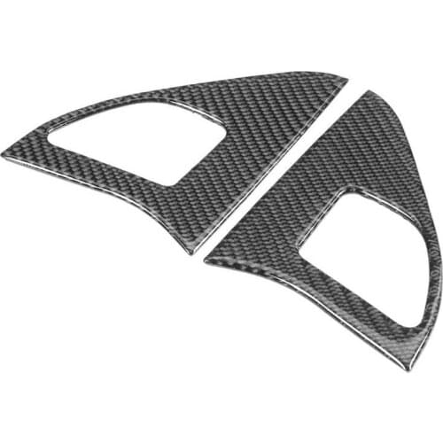 Mirror cover Car Mirror Inner Door Horn Cover Carbon Fiber Frame Trim Left Right Fit for Mitsubishi Lancer GTS 08‑16