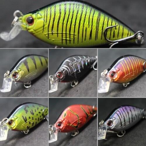 WLure 6.4cm 7g Crankbait Wobbler Hard Bait Carp Fly Fishing Fresh Water Sea Insect Bait Fake Lure Fishing Lure C503