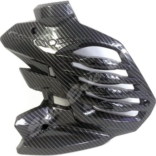 1PC Carbon Fiber Printed ABS Radiator Tank Trim Cover For YAMAHA NMAX155 2020