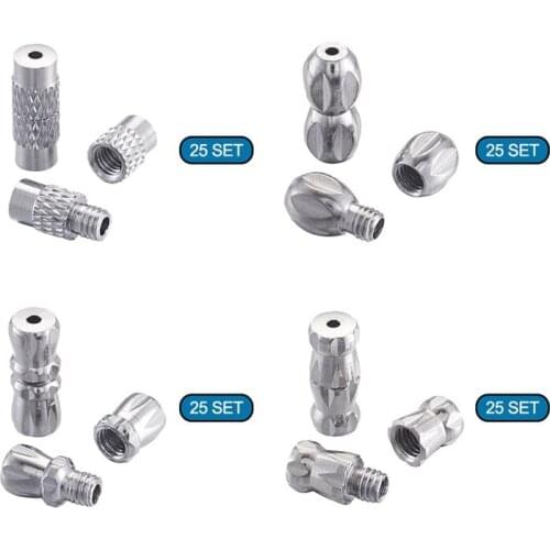 100set/box Brass Screw Clasps Connectors Fasteners for Jewelry Making DIY Bracelet Necklace Finding