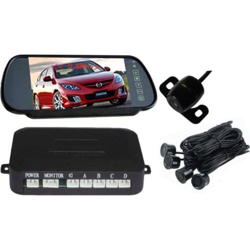 7inch digital LCD screen /video parking sensor Rear View System Car Backup Reversing Viewing Detector with Waterproof Camera