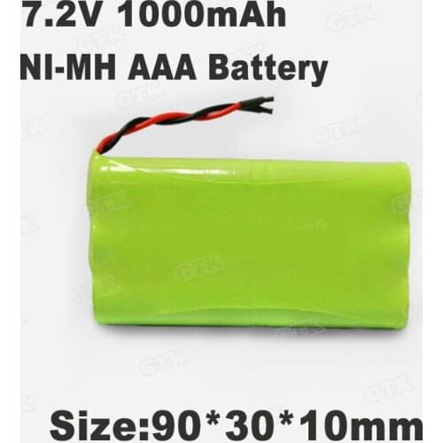 2pcs new energy 7.2v 1000mah AAA NI-MH Battery pack High-expanded power battery for Airsoft gun household appliances